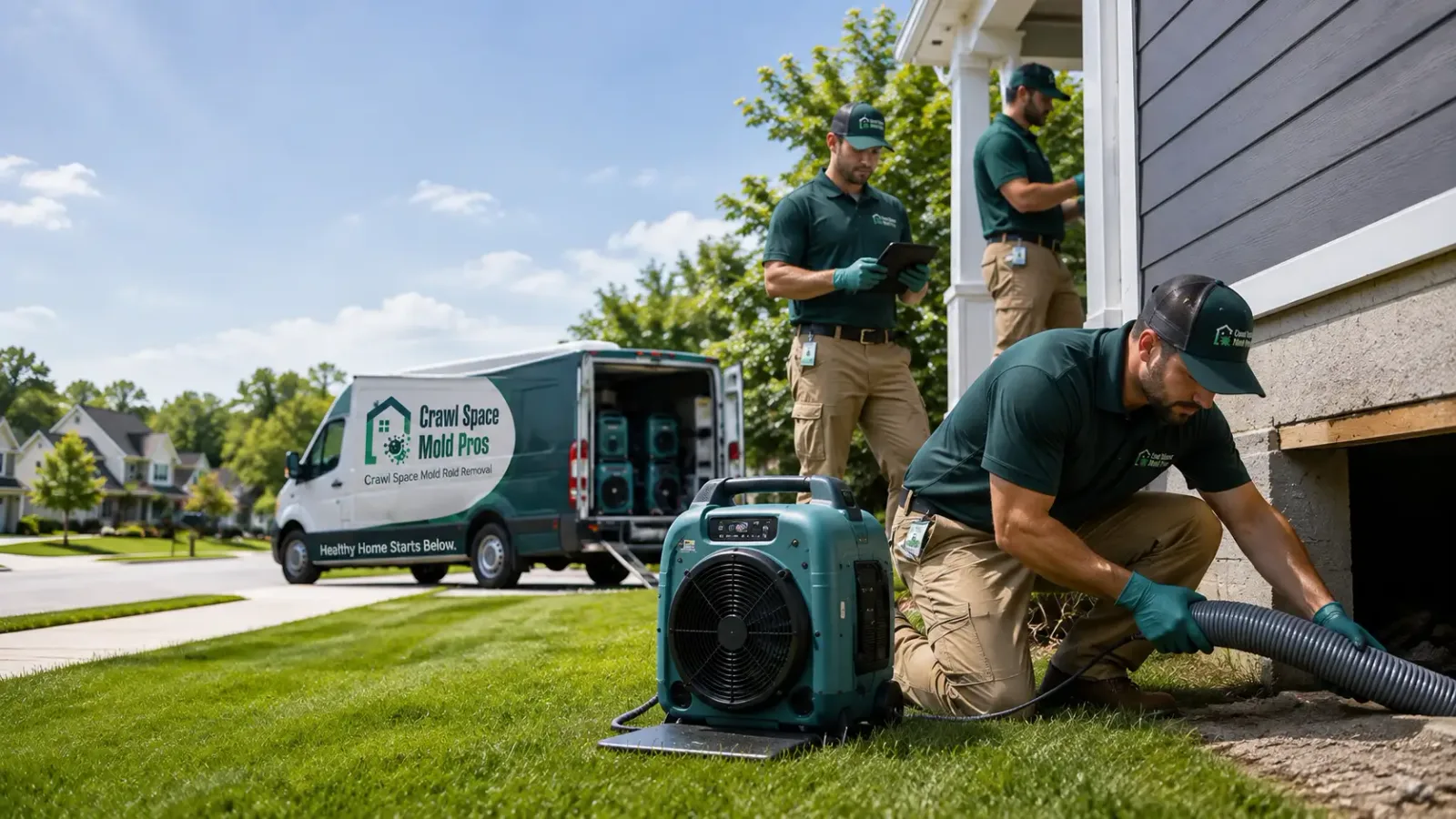 Crawl Space Mold Removal in Sidney, NE